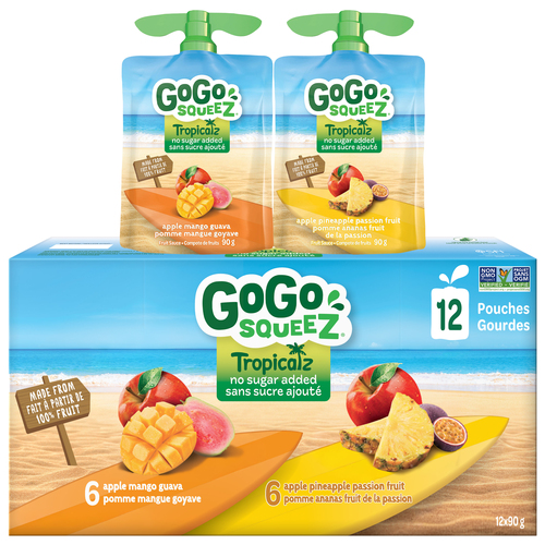 GoGo Squeez Fruit Sauce Snack Pouches