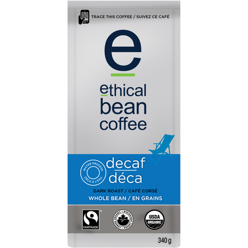 Ethical Bean Decaf Whole Arabica Coffee