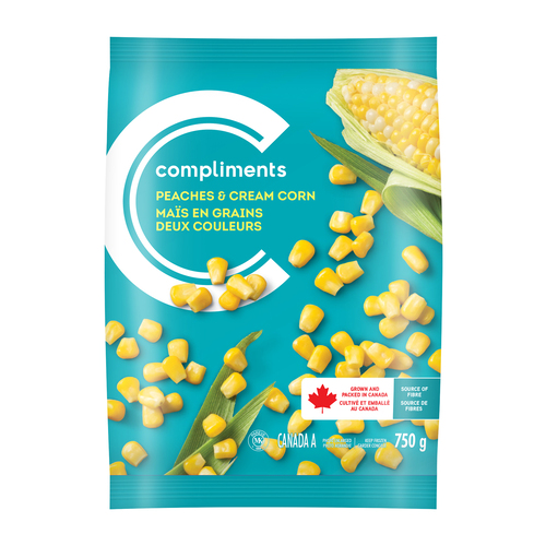 Compliments Frozen Peaches & Cream Corn