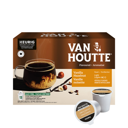 Keurig Van Houtte Vanilla Hazelnut Light Roast K-Cup PODS