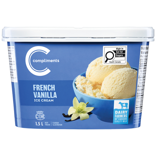 Compliments Ice Cream French Vanilla