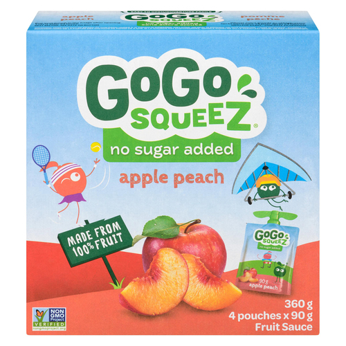 GoGo squeez Squeeze, Apple Peach