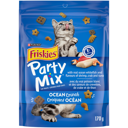 Friskies Party Mix Ocean Crunch with Real Ocean Whitefish