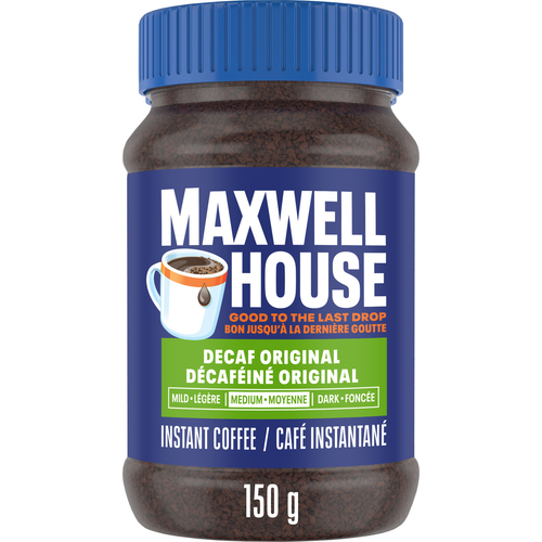 Maxwell House Instant Coffee Decaffeinated Medium Roast