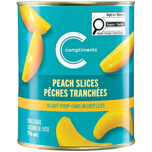 Compliments Canned Peach Slices In Pear Juice