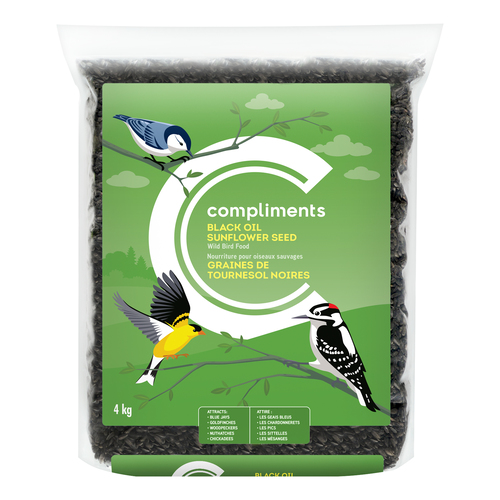 Compliments Wild Bird Sunflower Seed Black Oil