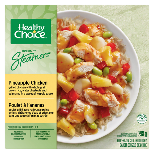 Healthy Choice Gourmet Steamers Pineapple Chicken Frozen Dinner