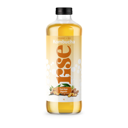 RISE Kombucha Fresh Ginger