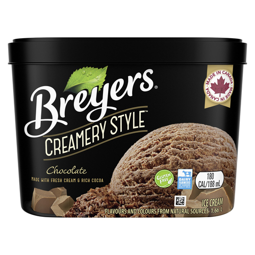 Breyers Creamery Style Chocolate And Rich Cocoa Ice Cream