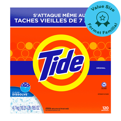 Buy Tide High Efficiency Laundry Detergent 120 Loads 4.7 kg
