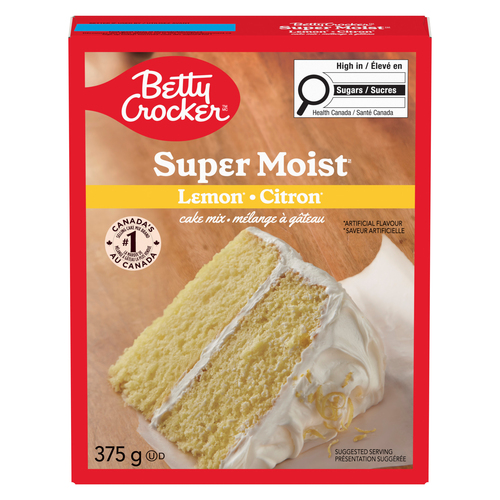 Betty Crocker Super Moist Cake Mix Lemon 375 g