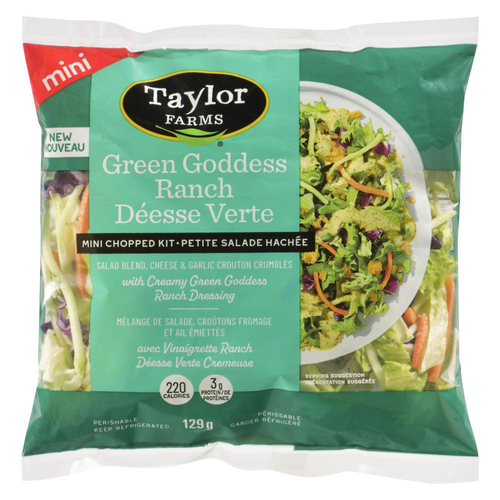 Buy Taylor Farms Mini Chopped Salad Kit Green Goddess Ranch 129 g | IGA