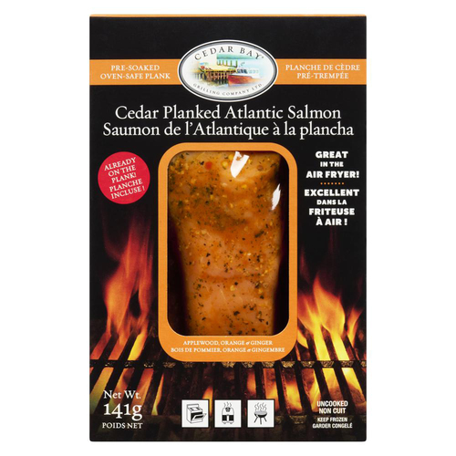 Cedar Bay Frozen Cedar Planked Atlantic Salmon