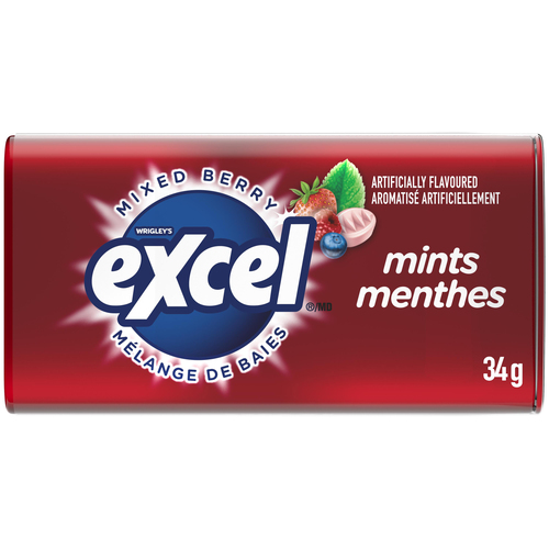 Excel Mixed Berry Flavoured Mints