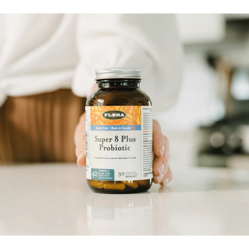 Buy Flora Super 8 Plus Probiotic Vegetable Capsules 30 Count
