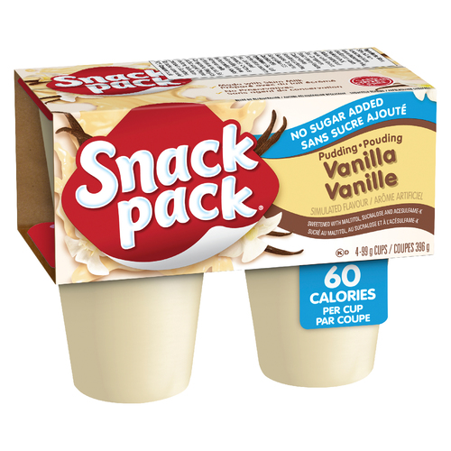 Buy Snack Pack Gluten-Free Pudding Vanilla 4 x 99 g | Foodland