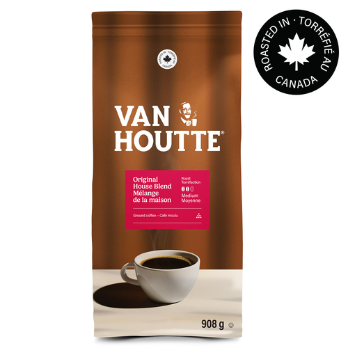 Van Houtte Ground Coffee House Blend Original Medium Roast