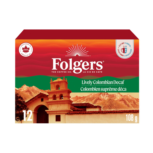 Folgers Coffee Pods Lively Colombian Medium Roast