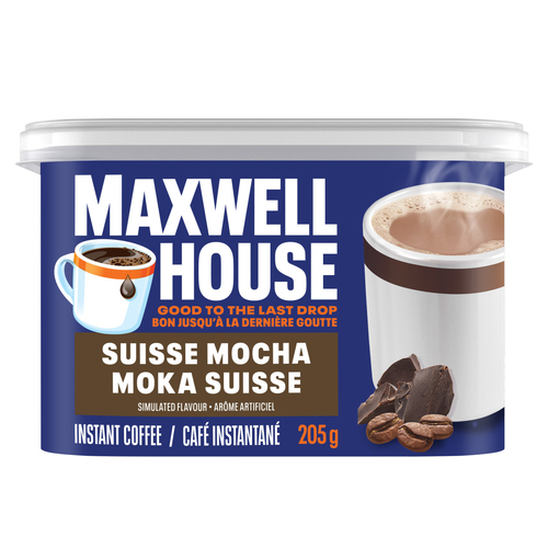 Buy Maxwell House Instant Coffee Suisse Mocha 205 g | IGA