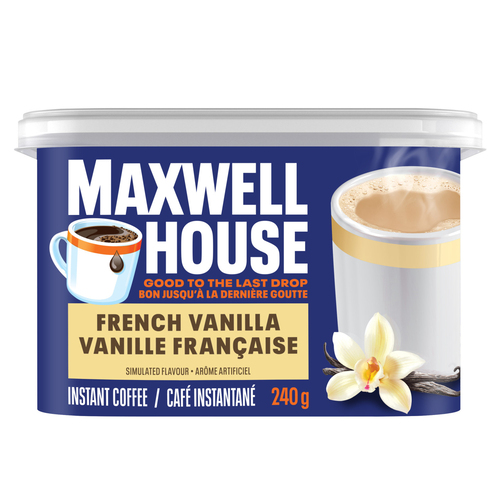 Maxwell House Café French Vanilla Instant Coffee Beverage Mix