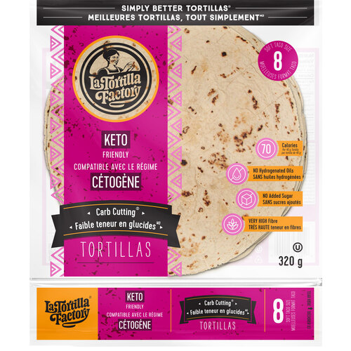 Buy La Tortilla Keto Friendly Tortilla 320 g | Thrifty Foods