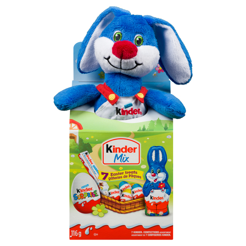 Kinder Mix With Plush Toy 7 Easter Chocolates