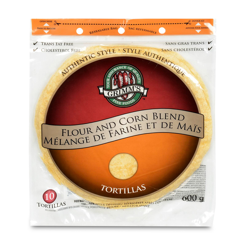 Grimm's Fine Foods Tortillas Flour And Corn 10-Inch