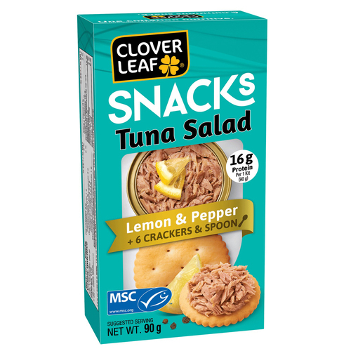 Clover Leaf Tuna Snacks Lemon & Pepper