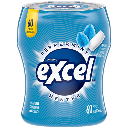 ペパーミントページ Buy Excel Sugar Free Chewing Gum Peppermint Flavoured Bottle of 60