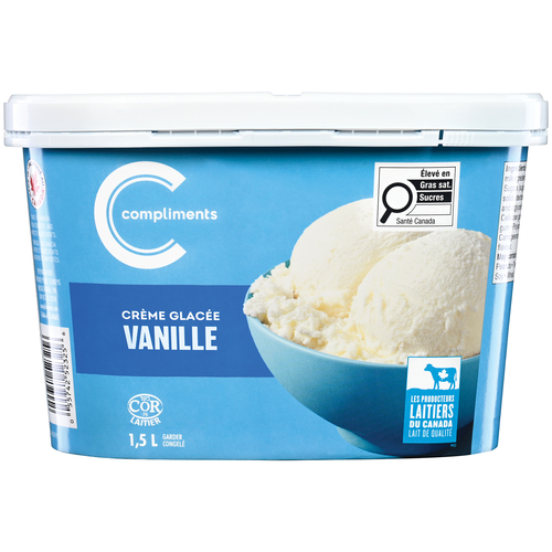 Achetez Compliments Crme glace  la vanille 1.5 L | IGA