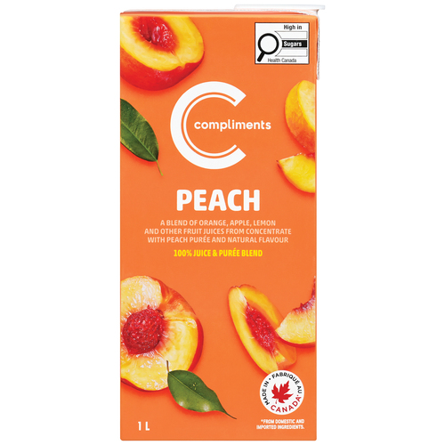 Compliments Juice & Puree Peach