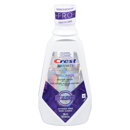 Buy Crest 3D White Brilliance Pro Rinse 946 ml | Sobeys Inc.