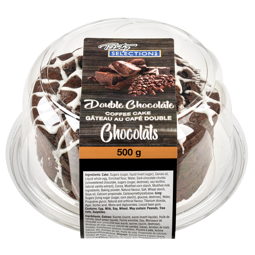 Tasty Selections Coffee Cake Double Chocolate