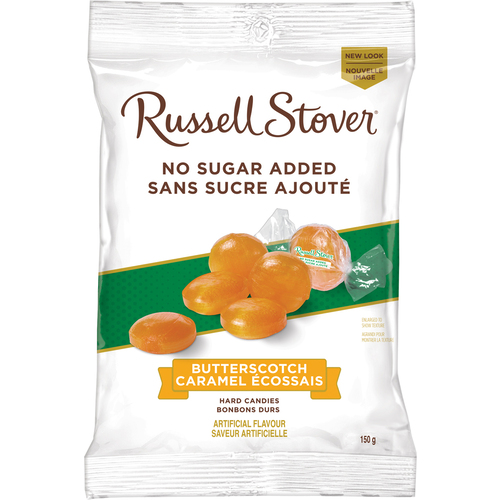 Russell Stover No Sugar Added Hard Candy Bag Assorted Fruit