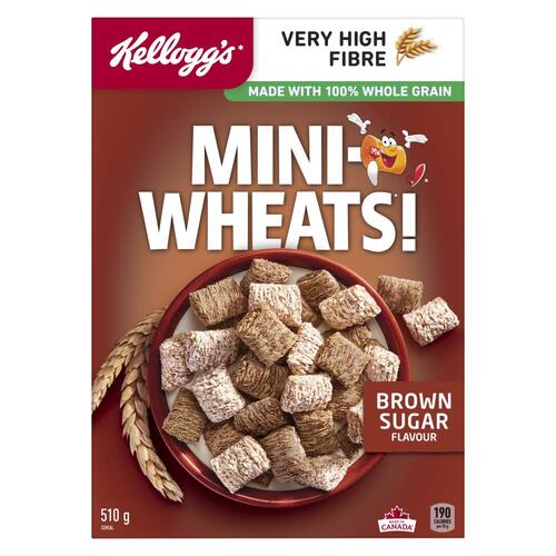 Kellogg's Mini Wheats Brown Sugar Cereal