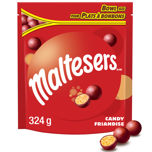 Maltesers Milk Chocolate Candy Bites, Bowl Size Bag