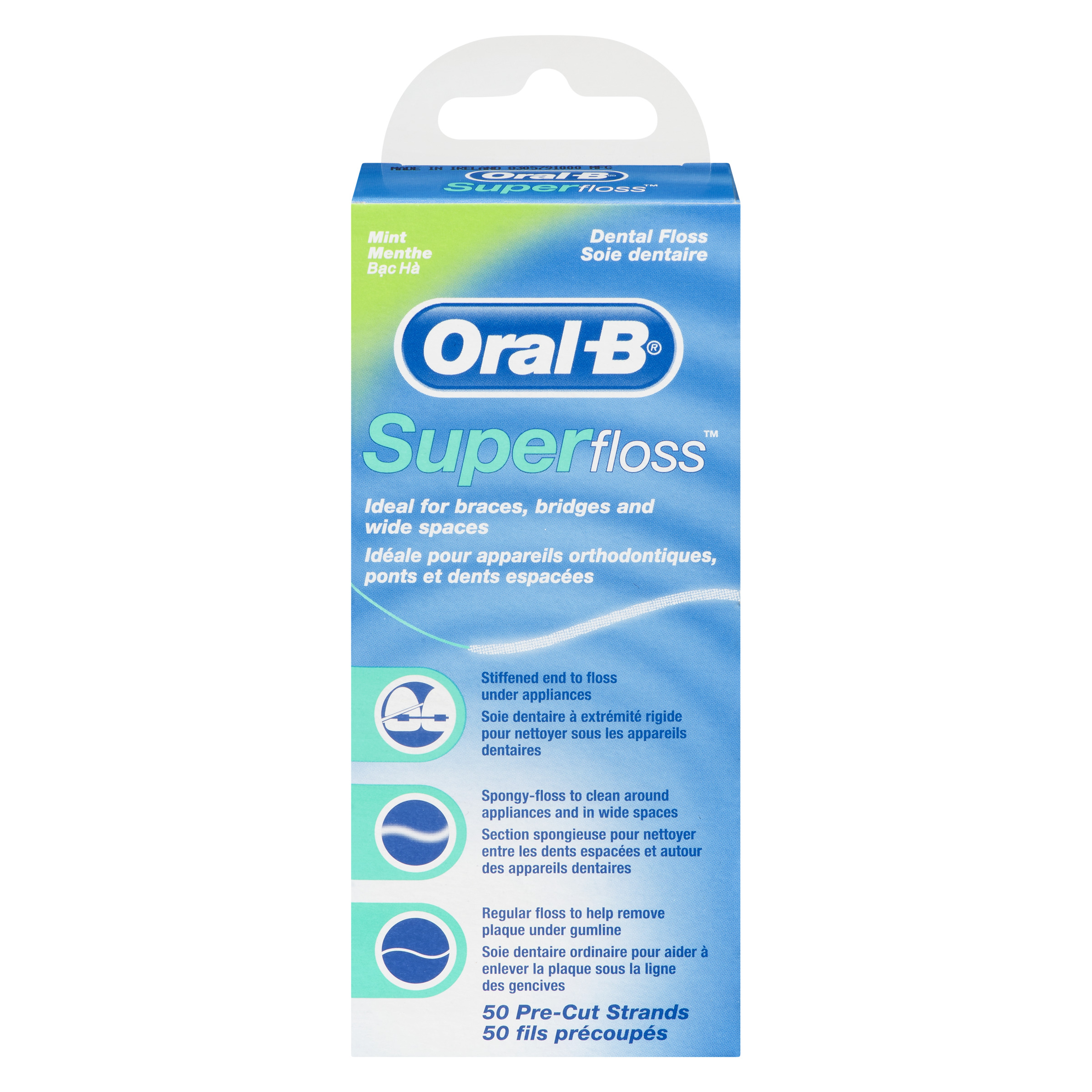 Buy Oral-B Dental Floss Mint Super 50 Pre-Cut Strands | Safeway Canada