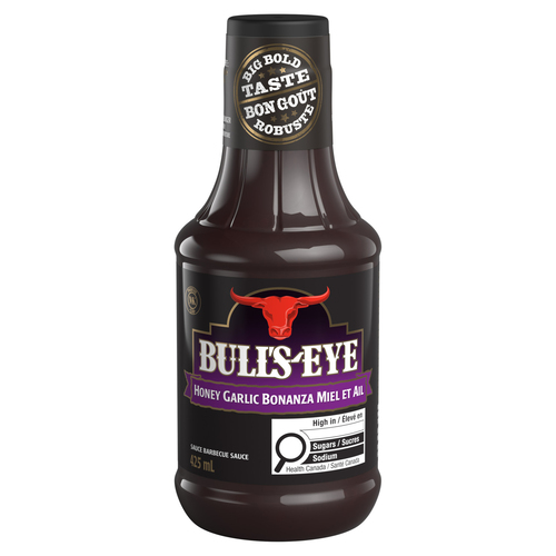 Buy Bull's-Eye Barbecue Sauce Honey Garlic Bonanza 425 ml FreshCo