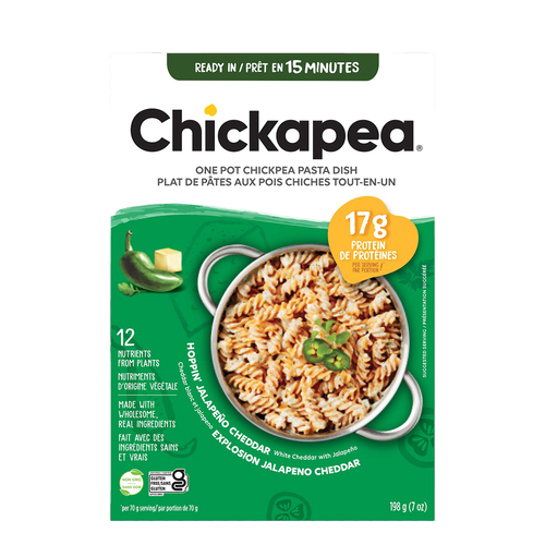 Chickapea All in One Pot Pasta White Cheddar Jalapeno