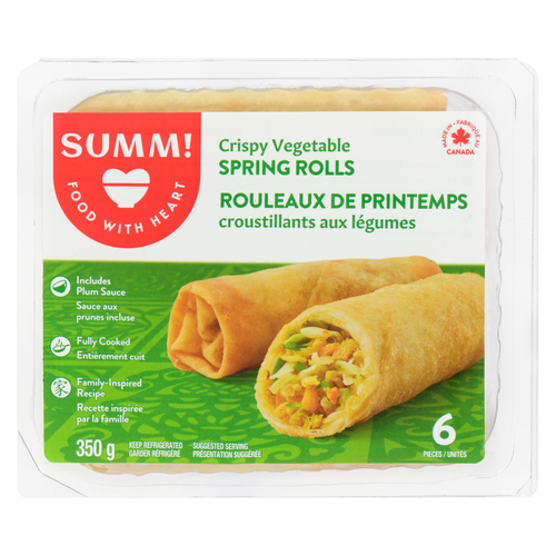 Sum-m! Frozen Crispy Vegetable Spring Rolls
