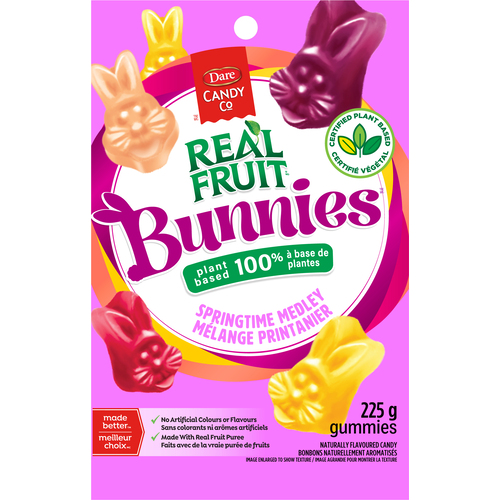Buy Dare Real Fruit Candy Bunny Heads 225 g | Sobeys Inc.