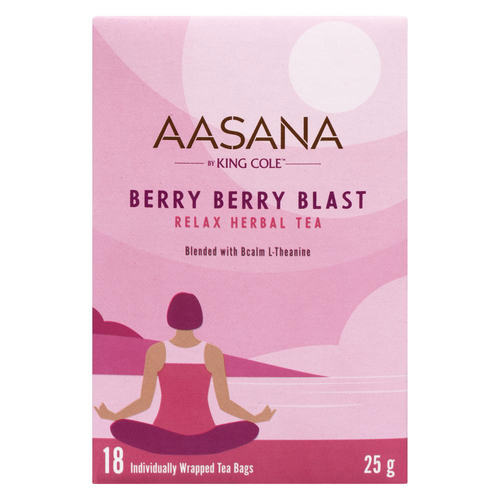 Aasana Relax Herbal Tea Berry Berry Blast