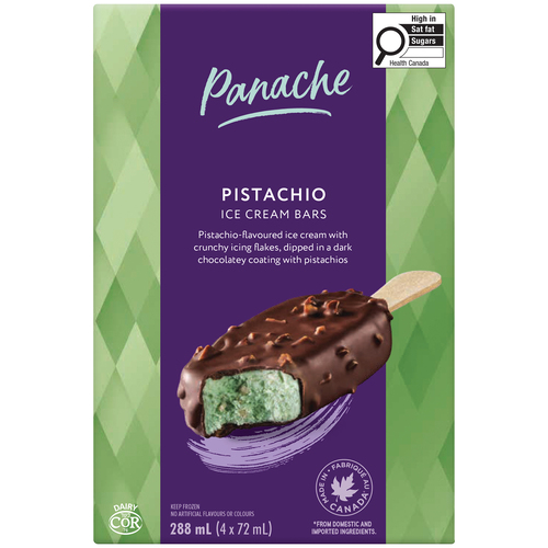 Buy Panache Ice Cream Bar Pistachio 4 x 72 ml | Sobeys Inc.