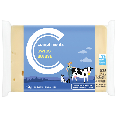 Compliments Swiss Cheese 30%