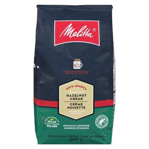 Melitta Whole Bean Coffee Hazelnut Creme