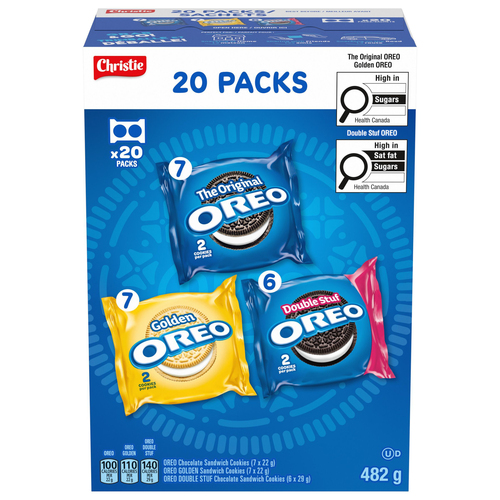 Oreo Sandwich Cookies Original & Double Stuf & Golden Variety Pack