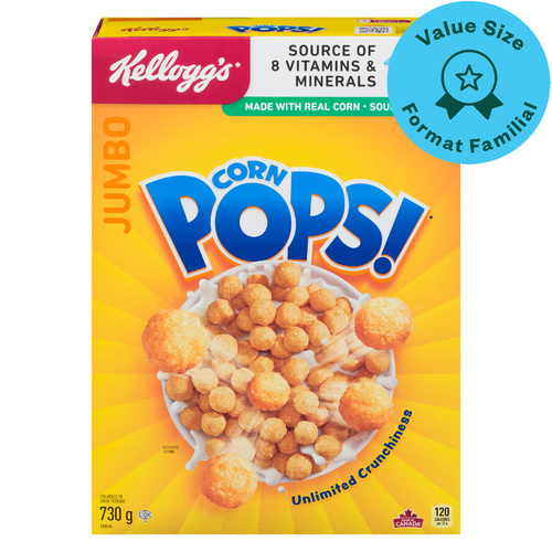 Kellogg's Corn Pops Cereal, Jumbo Size