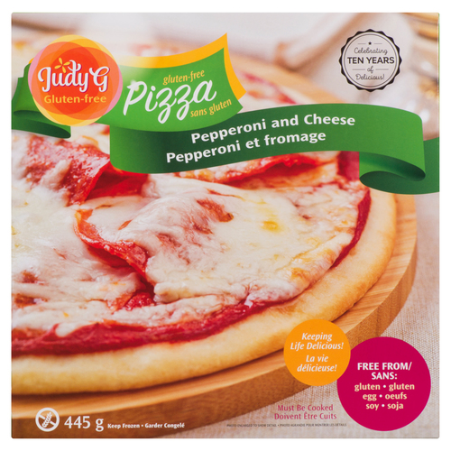 Judy G Gluten-Free Frozen Pizza Pepperoni And Cheese