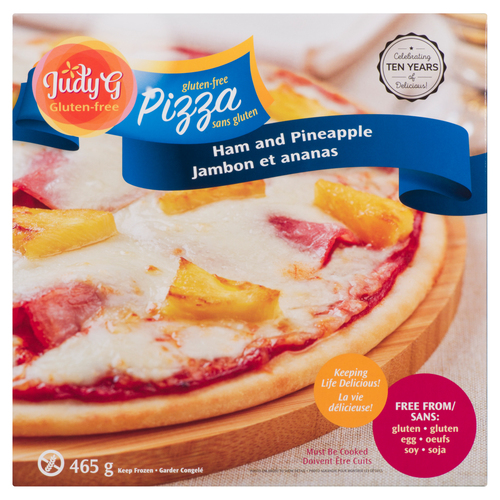 Judy G Gluten-Free Frozen Pizza Ham & Pineapple