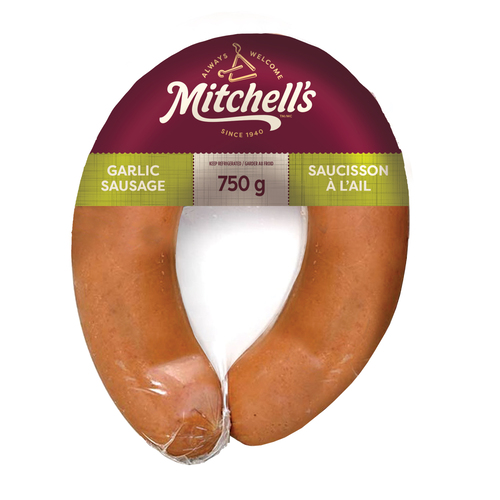 Mitchell's Sausage Ring Garlic